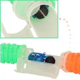 Oem - Set pista de curse din 210 de piese si masinuta cu baterie reincarcabila - Jucarii creative - IK397