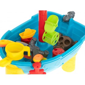 Oem - Masuta de joaca pentru apa si nisip cu pirat - Jucarii exterior - IK399