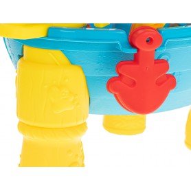 Oem - Masuta de joaca pentru apa si nisip cu pirat - Jucarii exterior - IK399