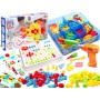 Oem - Set Bormasina Electrica cu 261 piese, jucarie educativa si interactiva - Jucării creative - IK450