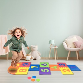 Oem - Covoras de joaca pentru copii, din spuma, tip puzzle, Sotron - Jucarii educative - IK476
