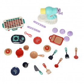 Oem - Masina de facut paste, set de Plastilina noodle maker pentru copii cu 44 accesorii - Jucării creative - IK567