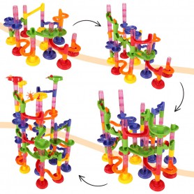 Oem - Joc Marble Run Circuit cu bile Pista cu 219 piese pentru copii - Jucării creative - IK565