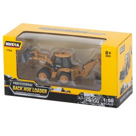 Huina - Buldoexcavator Huina model 1704 scara 1:50 (manual) - Jucării exterior - IK562