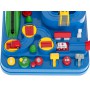Oem - Pista de curse cu obstacole, 3 masinute si helicopter, interactiva, din plastic, Multicolor, 32 x 32 x 24 cm - Jucării ...