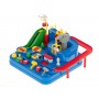 Oem - Pista de curse cu obstacole, 3 masinute si helicopter, interactiva, din plastic, Multicolor, 32 x 32 x 24 cm - Jucării ...