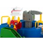 Oem - Pista de curse cu obstacole, 3 masinute si helicopter, interactiva, din plastic, Multicolor, 32 x 32 x 24 cm - Jucării ...