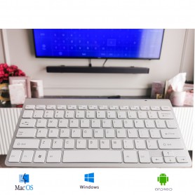 Hama - Tastatura wireless Smart TV argintie - Accesorii TV - IK500