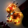 Oem - Decor fereastra Ren, cu 10 LED-uri, lumina alb rece, inaltime 23 cm - Lumini Crăciun - IK529