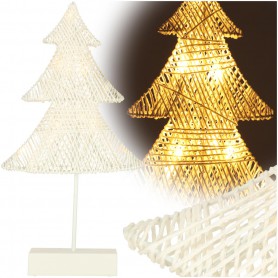 Oem - Tree decoration with LEDs, 39 cm, warm white light, battery powered, interior - Other Christmas accessories - IK528