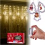 Oem - Instalatie pentru Craciun model brad, perdea luminoasa cu LED 3M 10 Becuri - Lumini Crăciun - IK523