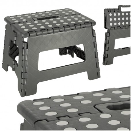 Oem - Scaun, inaltator pliabil, din plastic, gri inchis - Alte accesorii pentru casă - IK525