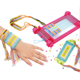 Oem - Set creativ pentru copii cu aparat de facut bratari si margele - Bijuterii si accesorii copii - TZ937