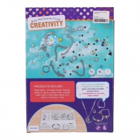 Oem - Set creativ din margele cu pandativ luminos pentru crearea de bratari si coliere - Bijuterii si accesorii copii - TZ939