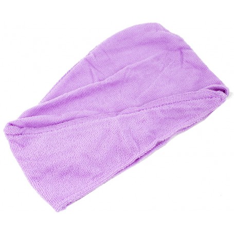 Oem - Prosop turban pentru uscarea parului, mov - Alte accesorii - IK582