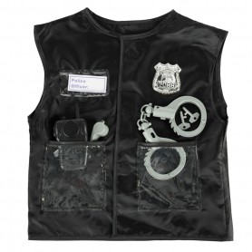 Oem - Costum carnaval politist cu accesorii, 3-8 ani - Copii - IK588