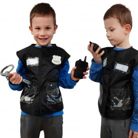 Oem - Costum carnaval politist cu accesorii, 3-8 ani - Copii - IK588