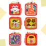 Oem - Cub educativ senzorial, sortator interactiv de blocuri pentru bebelusi - Jucării educative - IK597