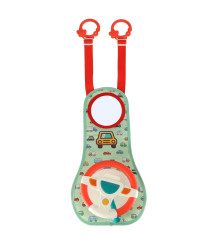 Jucarie interactiva bebelusi - Volan cu activitati multiple, multicolor