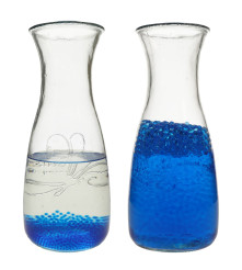 Bile cu hidrogel pentru decor, albastru, 50000 bucati, 7-8 mm