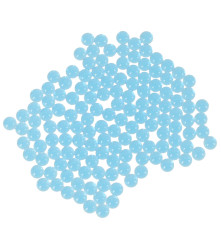 Bile cu hidrogel pentru decor, albastru, 50000 bucati, 7-8 mm