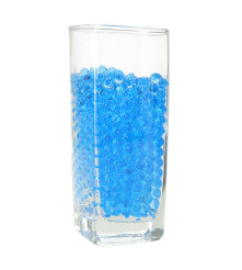 Bile cu hidrogel pentru decor, albastru, 50000 bucati, 7-8 mm