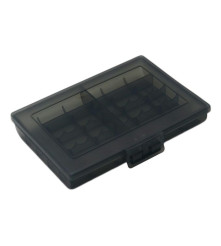 Cutie De Transport Pentru 10x Baterii Mignon (AA) / Micro (AAA), negru