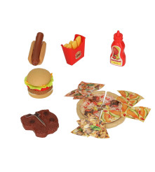 Set cort de camping cu accesorii pentru copii, plastic, 75 cm x 75 cm x 89 cm, portocaliu turcoaz