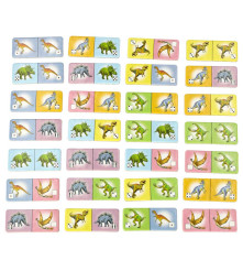 Joc de societate Domino cu dinozauri, Alexander, Multicolor