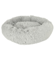 Pat pufos pentru caini si pisici, 60cm, gri