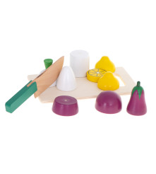 Set legume de feliat din lemn, cu magnet, in cutie