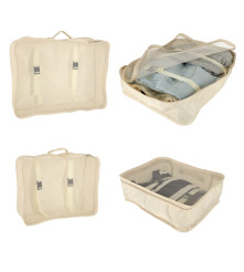 Set 8 Organizatoare De Calatorie Pentru Valiza Sau Pentru Dulap Si Garderoba, beige