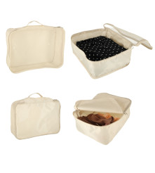 Set 8 Organizatoare De Calatorie Pentru Valiza Sau Pentru Dulap Si Garderoba, beige