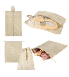 Set 8 Organizatoare De Calatorie Pentru Valiza Sau Pentru Dulap Si Garderoba, beige