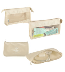 Set 8 Organizatoare De Calatorie Pentru Valiza Sau Pentru Dulap Si Garderoba, beige
