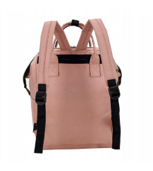 Rucsac multifunctional pentru mamici si bebelusi, marime universala 44 x 26 x 17 cm Roz