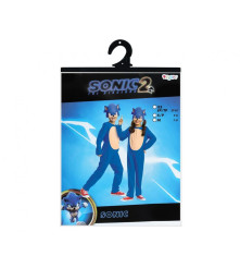 Costum carnaval Ariciul Sonic pentru copii, albastru, marime M (7-8 ani)120/130