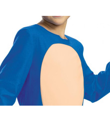 Costum Carnaval Ariciul Sonic Pentru Copii, Albastru, Marime S ( 4 -6 ani) 100/110