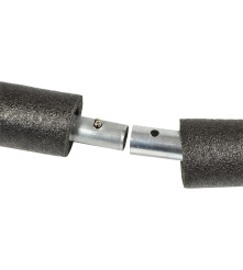 Leagan Tip Cuib, hexagonala, Inaltime Reglabila, Cadru Otel, Pentru Exterior, Pana La 150 Kg, gri - negru