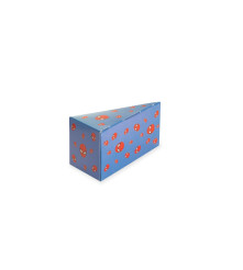 Cutie In Forma De Felie de Tort Din Carton pentru dulciuri, Spiderman, albastru - rosu