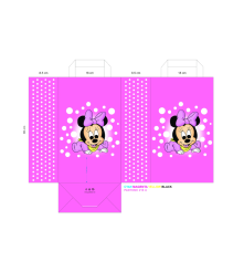 Punga pentru marturii, model Baby Minnie, roz