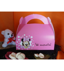 Cutie De Prajituri, Model Minnie Mouse, Capacitate 500g