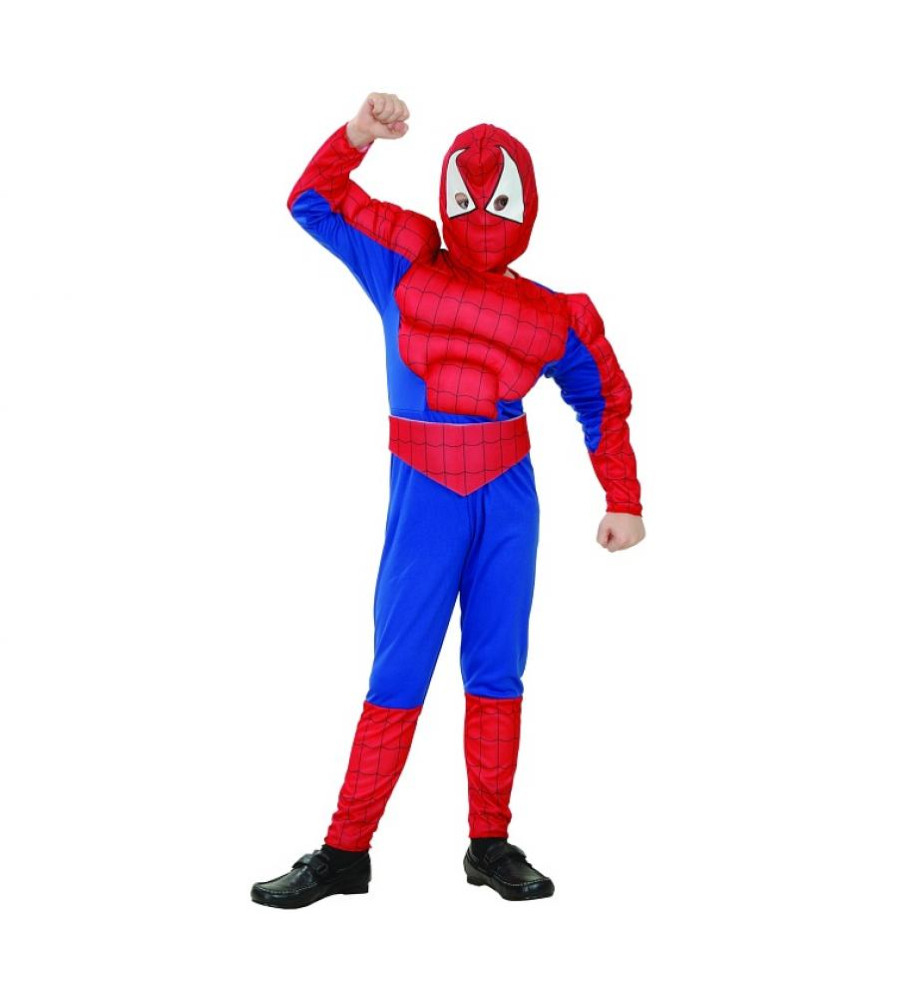 Costum carnaval spiderman pentru copii, 5 - 6 ani ( 110/120 cm )  Vă pregătiți copilul pentru un carnaval sau o petrecere?