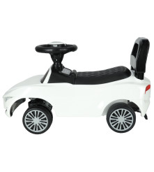 Masinuta Fara Pedale Cu Sunete Si Lumini Pentru Copii, Alb, 65 Cm X 28 Cm X 38.5 Cm