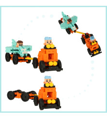 Set 148 de blocuri de constructie Mini Vaffle, Marioinex, Multicolor