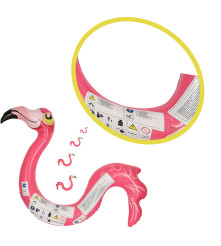 Flamingo plutitor gonflabil pentru piscina, roz, 131 cm
