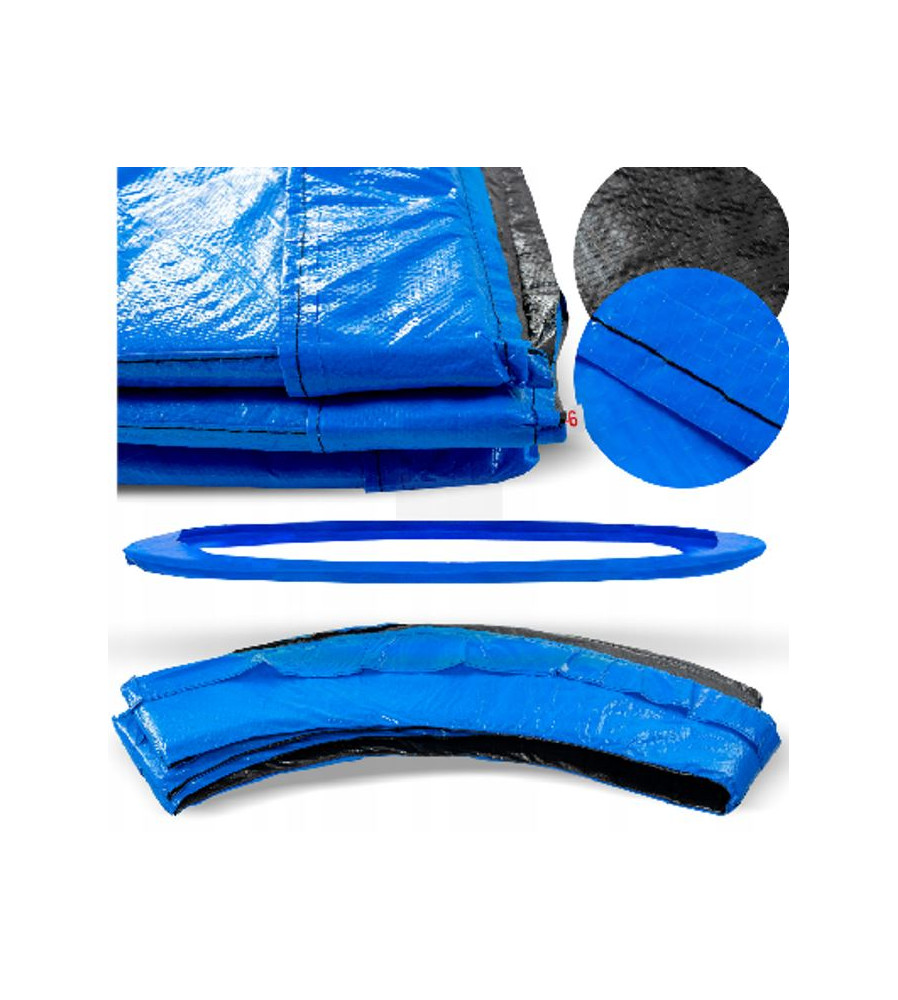 Protectie arcuri cu burete pentru trambulina, albastru, 183 cm