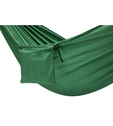Hamac de gradina sau camping, verde, 260 x 140 cm, capacitate 120 kg