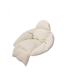 Perna XXL pentru leagan de gradina, tip scaun, 64 x 56 x 66 cm, ecru