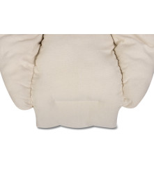 Perna XXL pentru leagan de gradina, tip scaun, 64 x 56 x 66 cm, ecru